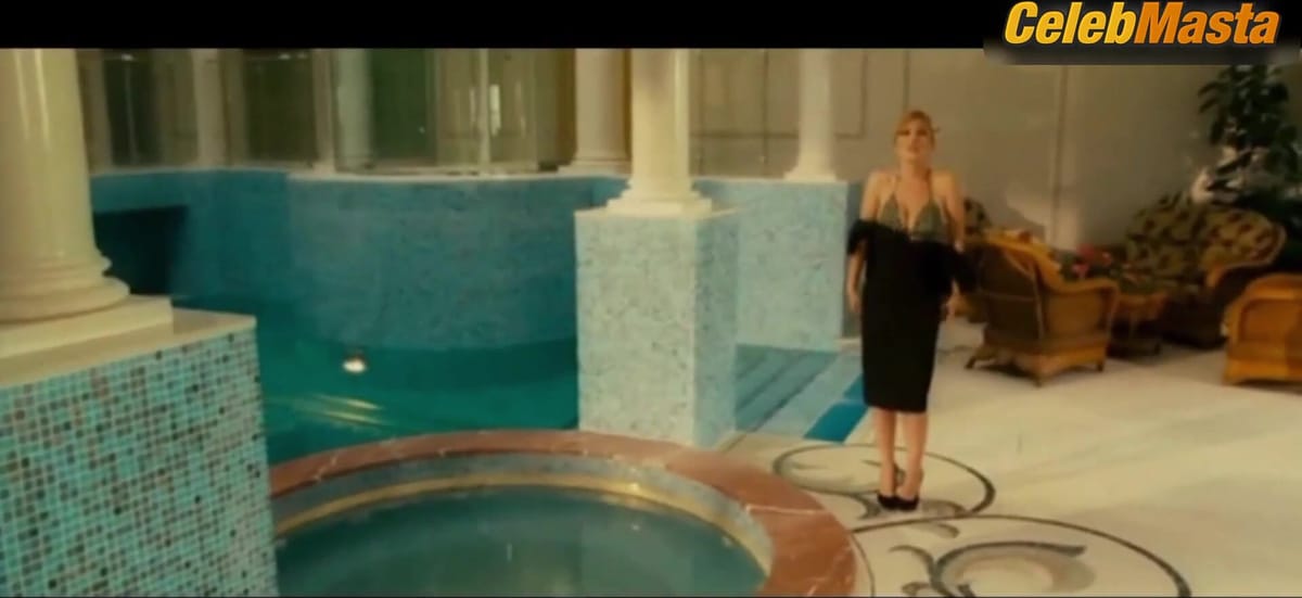 Josephine de La Baume Bares Thong, Bikini Scene in Johnny English Reborn