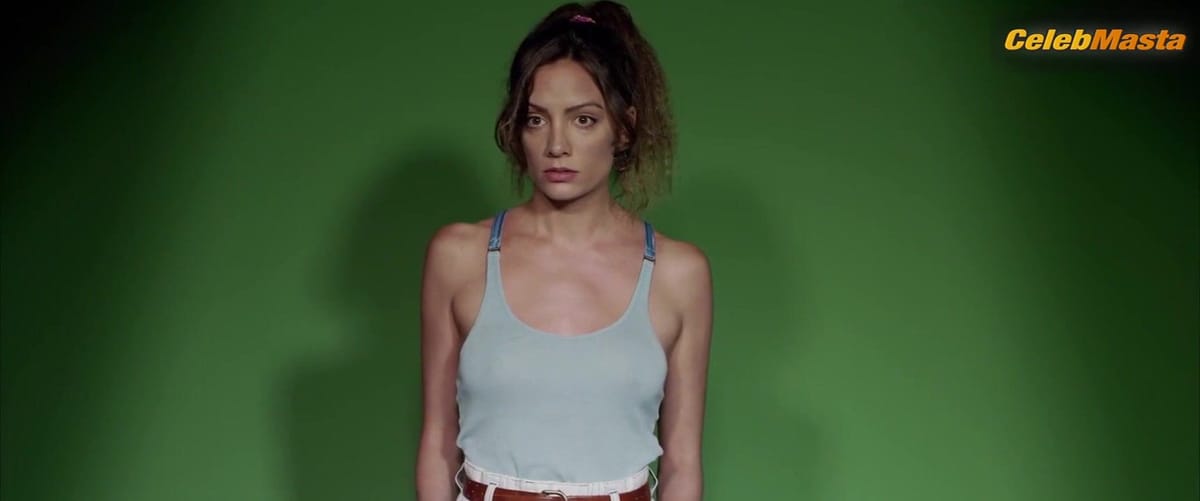 Maria Hervas Bares Breasts in Call Tv Scene