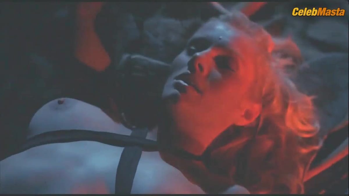 Lana Clarkson's Tits Scene in Deathstalker