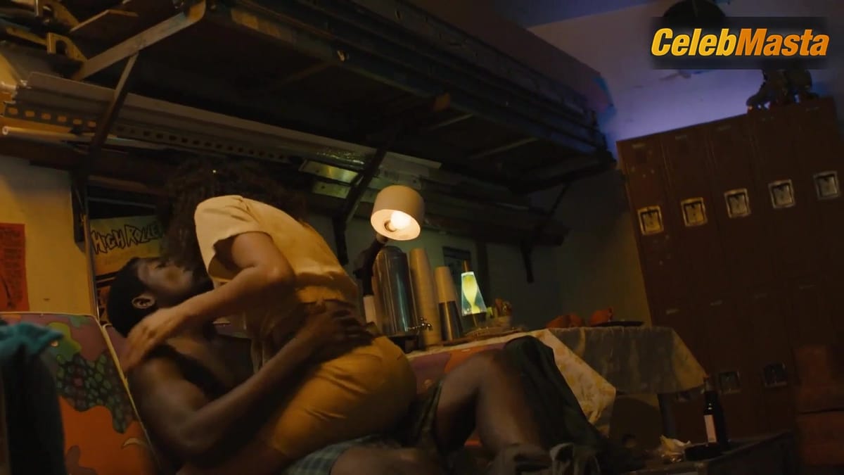 Reign Edwards Underwear Scene from Snowfall
