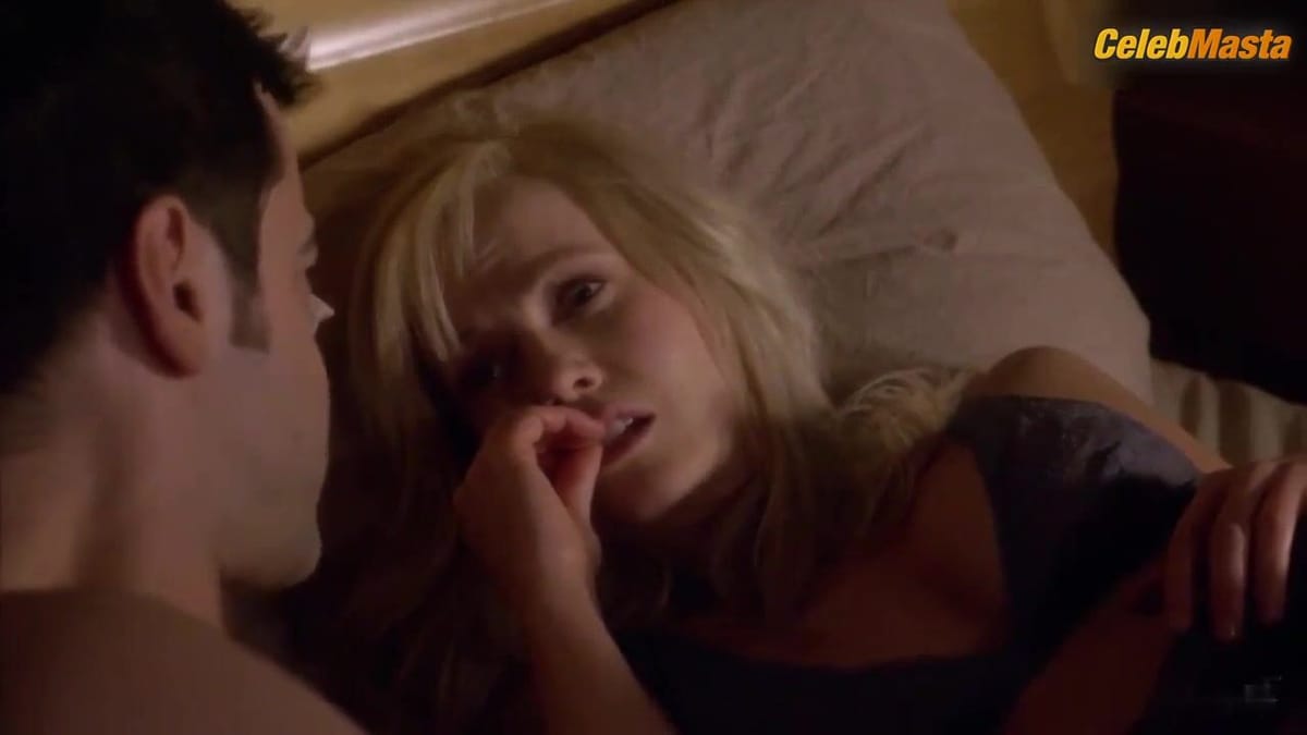 Laura Harris Boobs, Underwear Scene in Defying Gravity