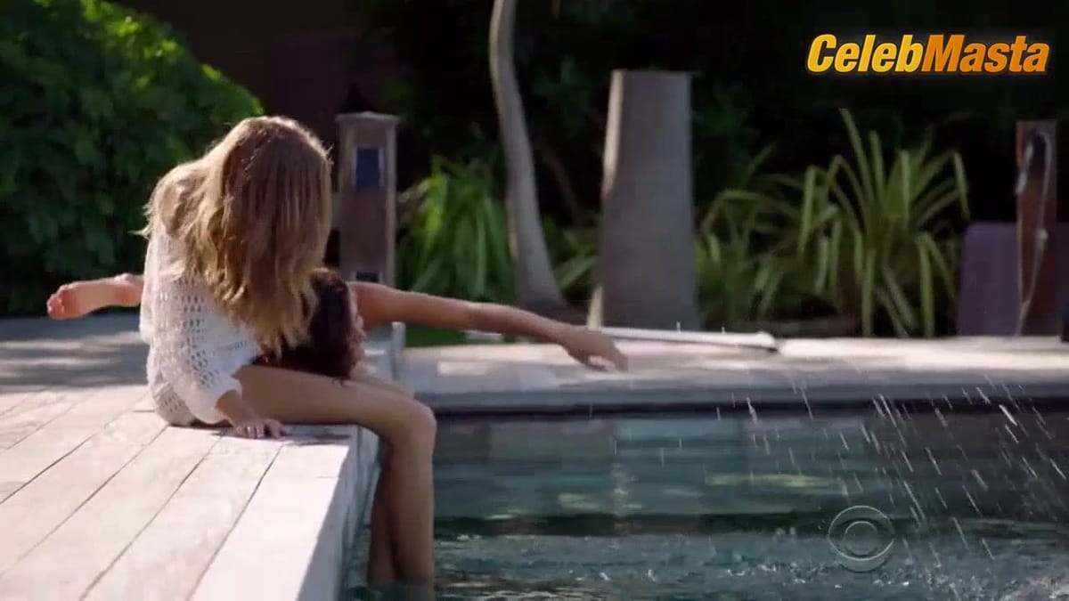 Josephine Skriver and Sara Sampaio Swimsuit Scene from The Victoria's Secret Swim Special