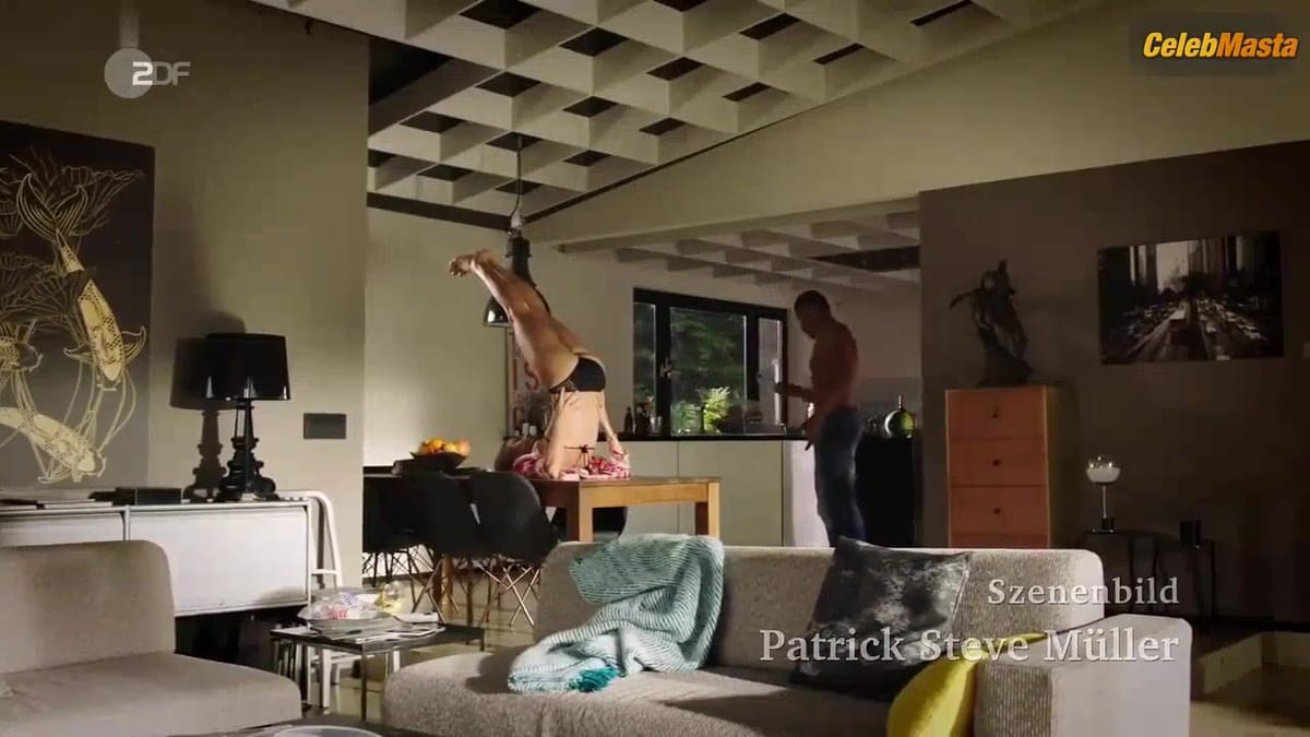 Lisa Maria Potthoff Underwear Scene from Bier Royal