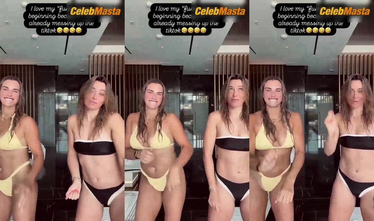 Aryna Sabalenka and Paula Badosa Swimsuit Scene, Sabalenka & Badosa Sexy On Instagram & Tiktok Videos From Vacation In Atlantis The Royal Dubai (dubai) - October 2025