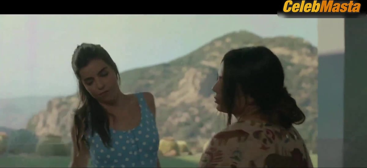 Janel Parrish and Angela Trimbur Bikini Scene in Trespassers Movie