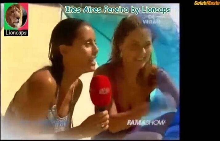 Ines Aires Pereira and Carolina Patrocinio Bikini Scene from Fama Show