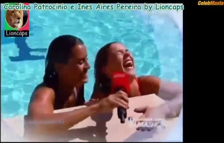 Ines Aires Pereira and Carolina Patrocinio Swimsuit Scene from Fama Show
