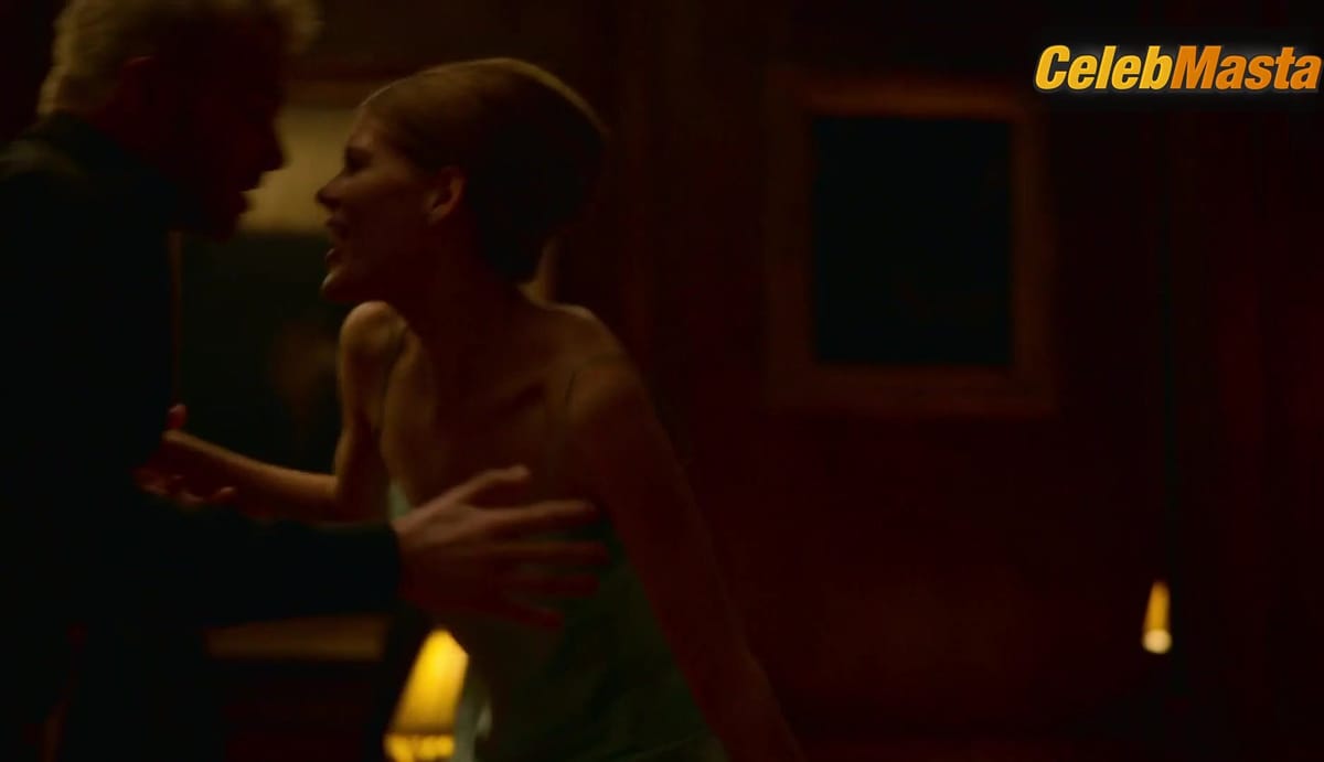 Emma Greenwell's Lesbian Scene from The Rook