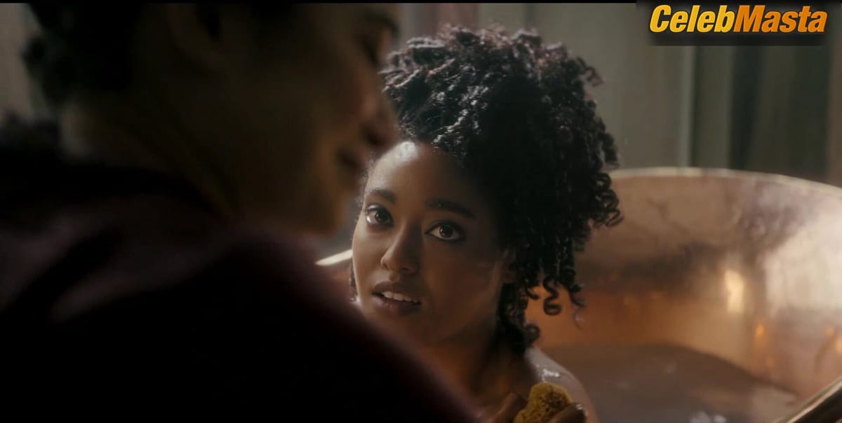 Arsema Thomas Sexy Scene from Queen Charlotte A Bridgerton Story
