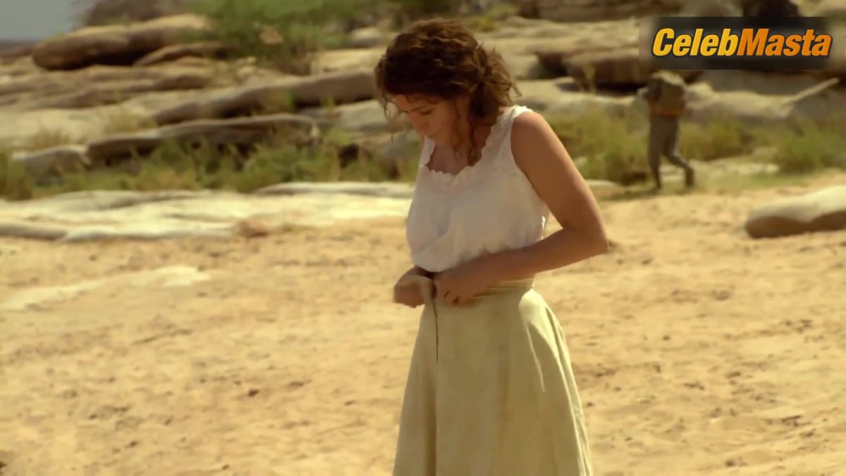Iris Berben Tits Scene from Afrika, Mon Amour