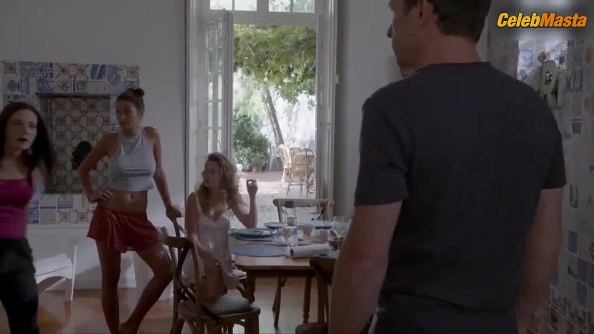 Julie De Bona Swimsuit Scene from Une Famille Formidable