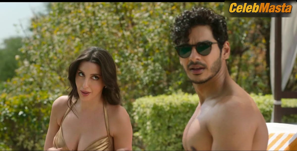 Nora Fatehi Swimsuit Scene in The Royals