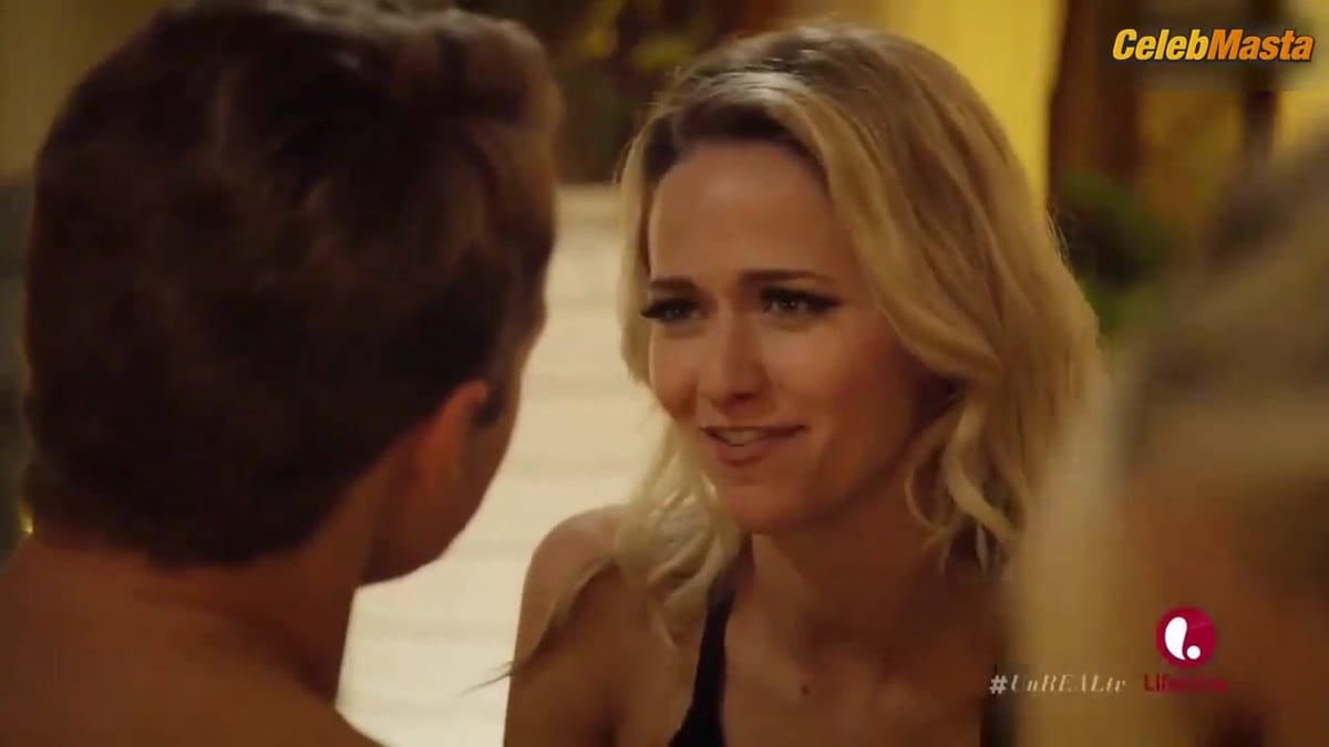 Johanna Braddy's Tits, Swimsuit Scene in Unreal