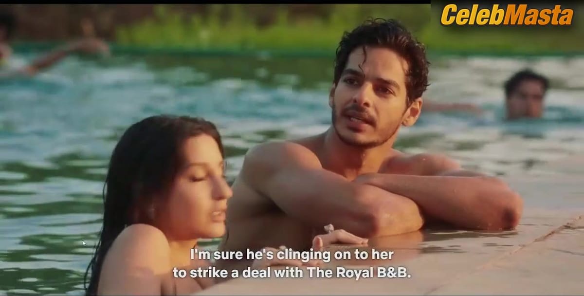 Nora Fatehi nude/sexy scene in The Royals