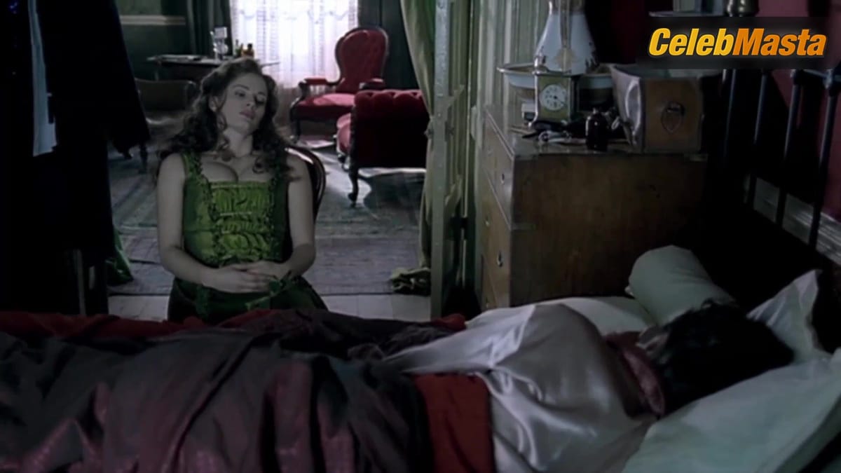 Gabrielle Anwar's Boobs Scene in Sherlock