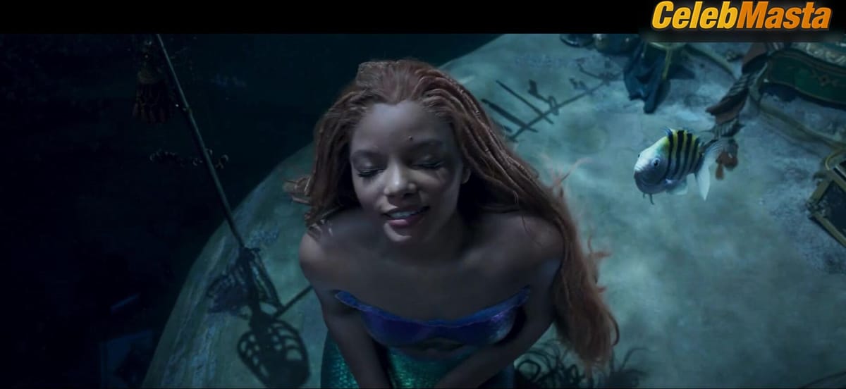 Halle Bailey's Sexy Scene in The Little Mermaid