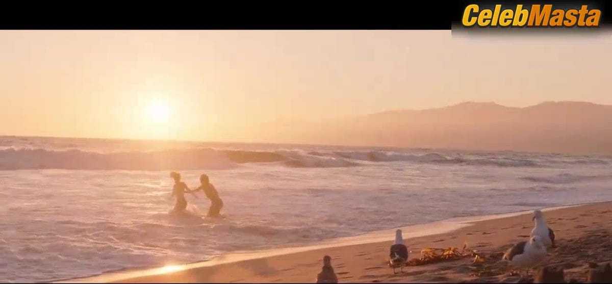Maia Mitchell and Cami Morrone Swimsuit Scene from Never Goin' Back