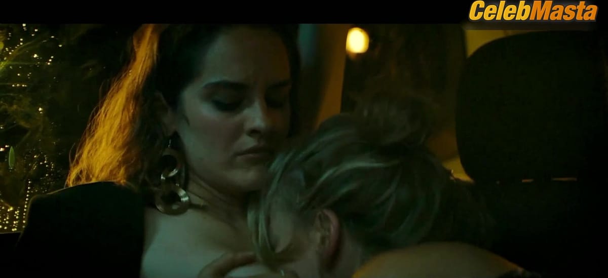 Noemie Merlant and Meredith Hagner Breasts, Lesbian Scene in Baby Ruby