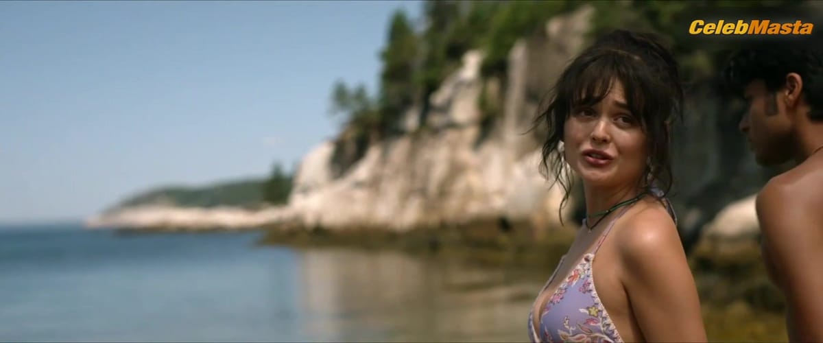 Emily Alyn Lind and Esther-Rose McGregor Tits, Swimsuit Scene from We Were Liars