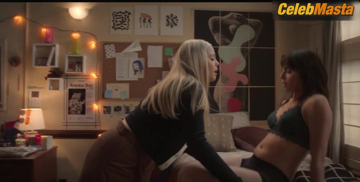 Renee Rapp and Alexia Ioannides's Lesbian Scene with Underwear in The Sex Lives Of College Girls