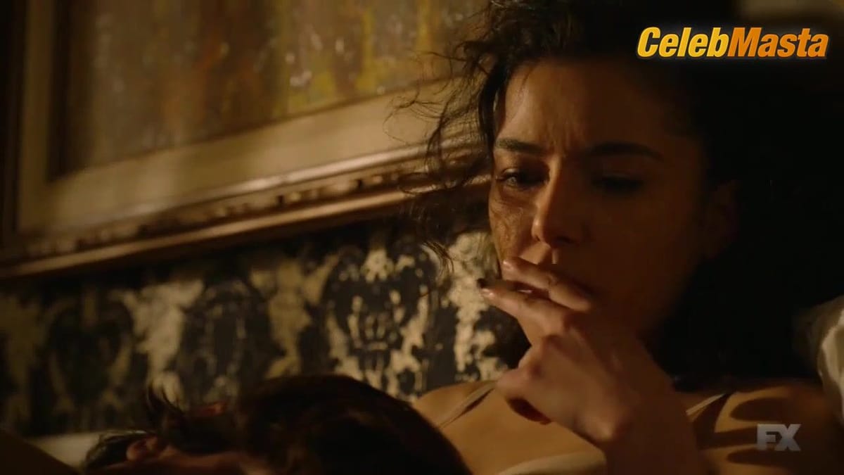 Emily Rios Bares Underwear in Snowfall Scene