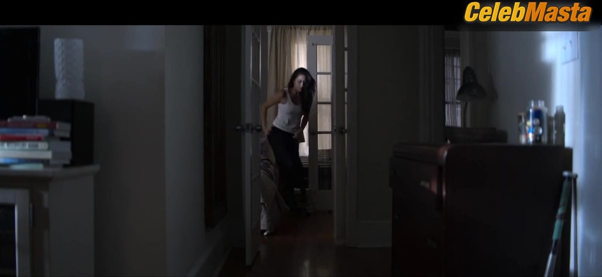 Shay Mitchell's Underwear Scene from The Possession Of Hannah Grace