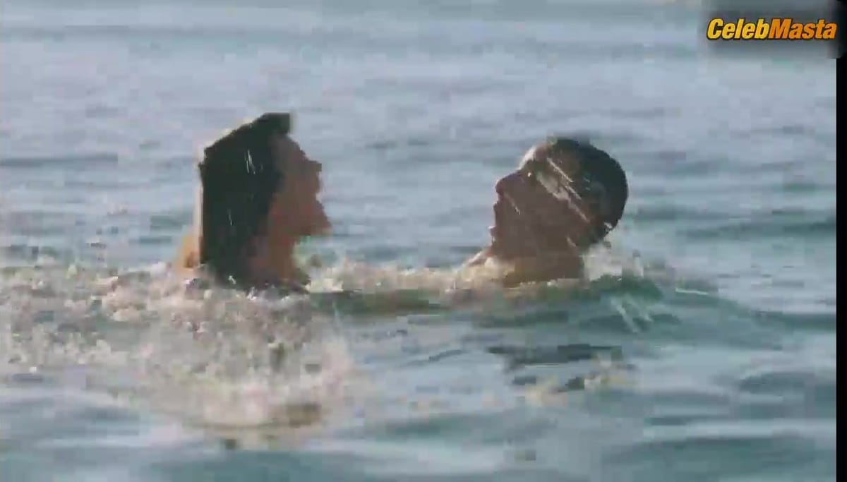 Klelia Andriolatou Tits, Swimsuit Scene in 18