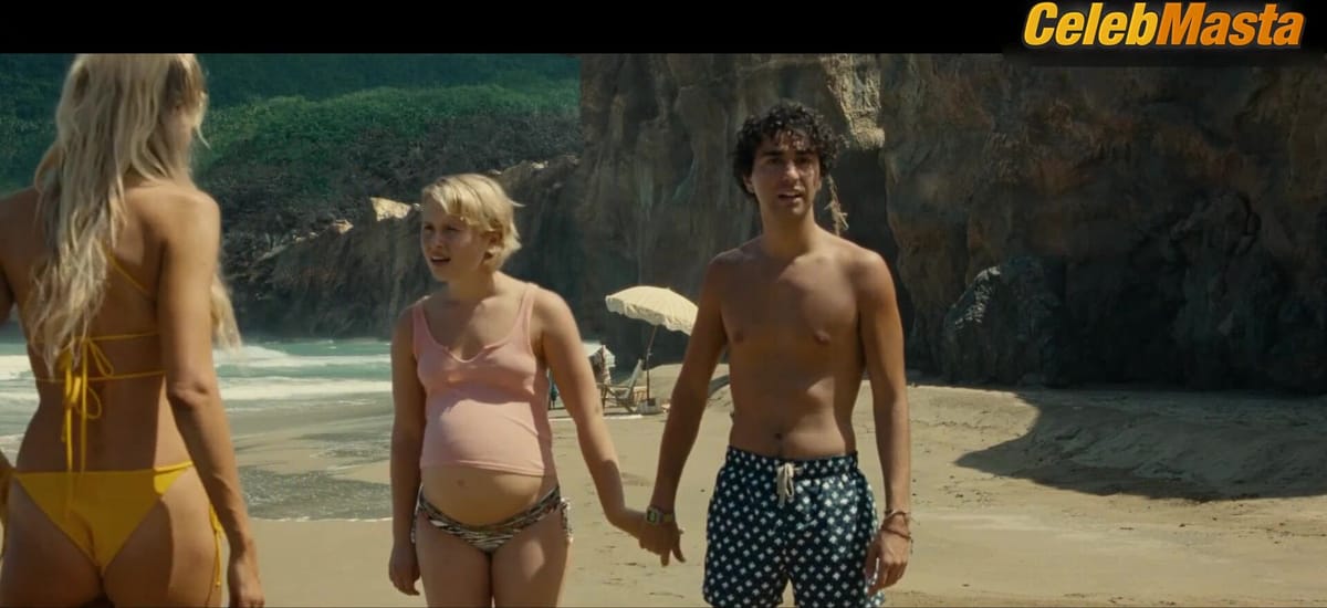 Abbey Lee, Eliza Scanlen and Thomasin McKenzie Show Swimsuit Scene in Old