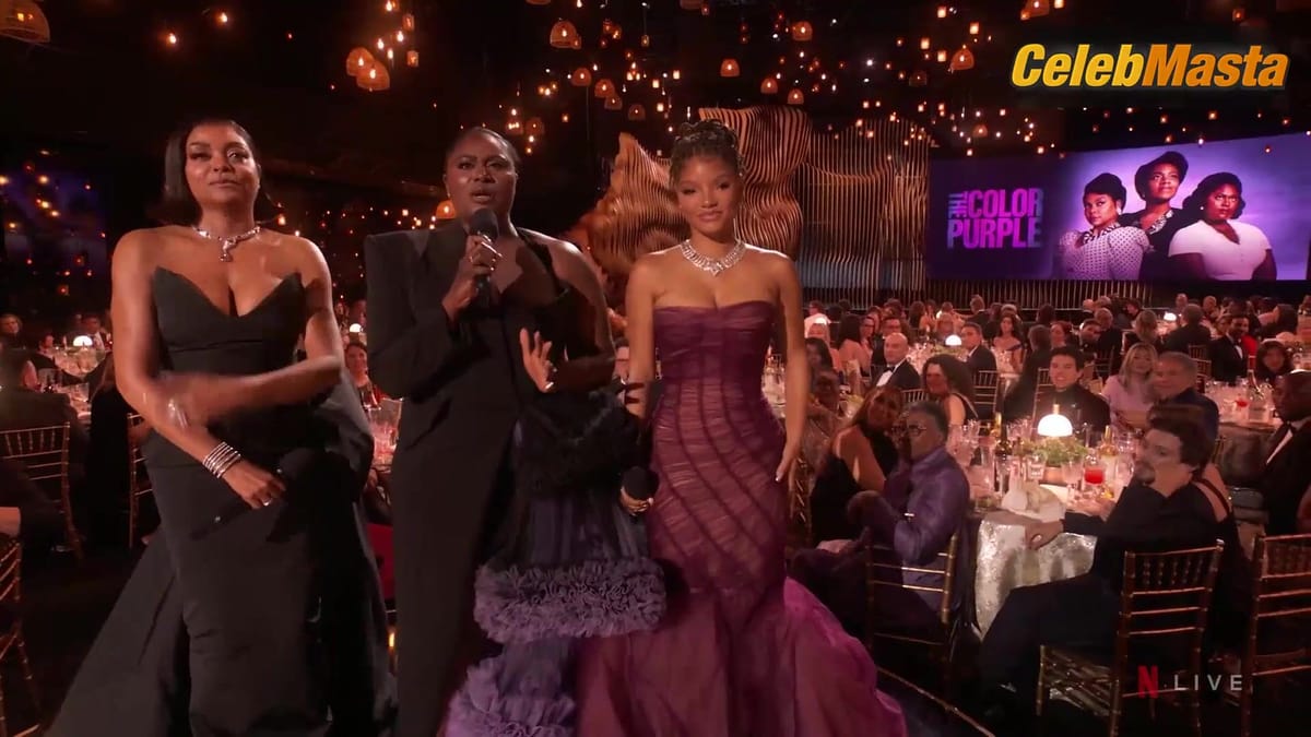 Taraji P. Henson and Halle Bailey's Hot Scene in Screen Actors Guild Awards