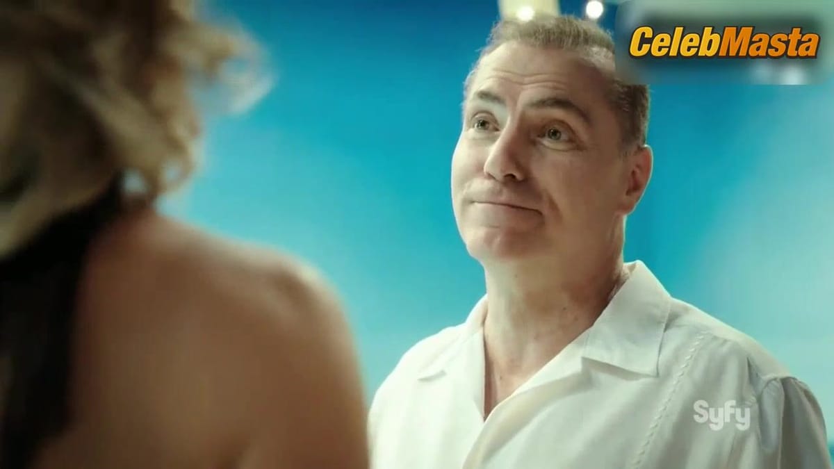 Tricia Helfer and Michelle Mylett Swimsuit Scene in Ascension
