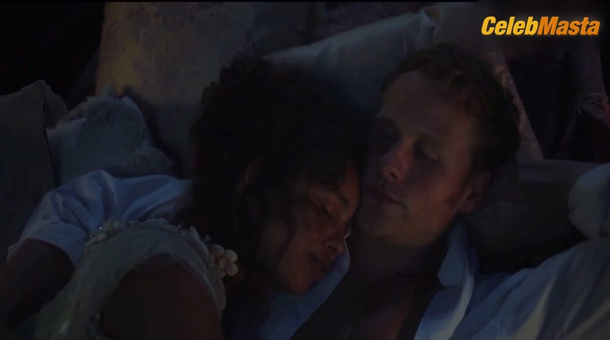Alisha Boe's Booty, Boobs Scene in The Buccaneers