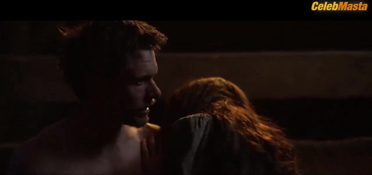 Michelle Dockery's Tits Scene from Godless