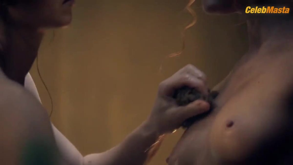 Anna Hutchison's Lesbian, Butt Scene in Spartacus