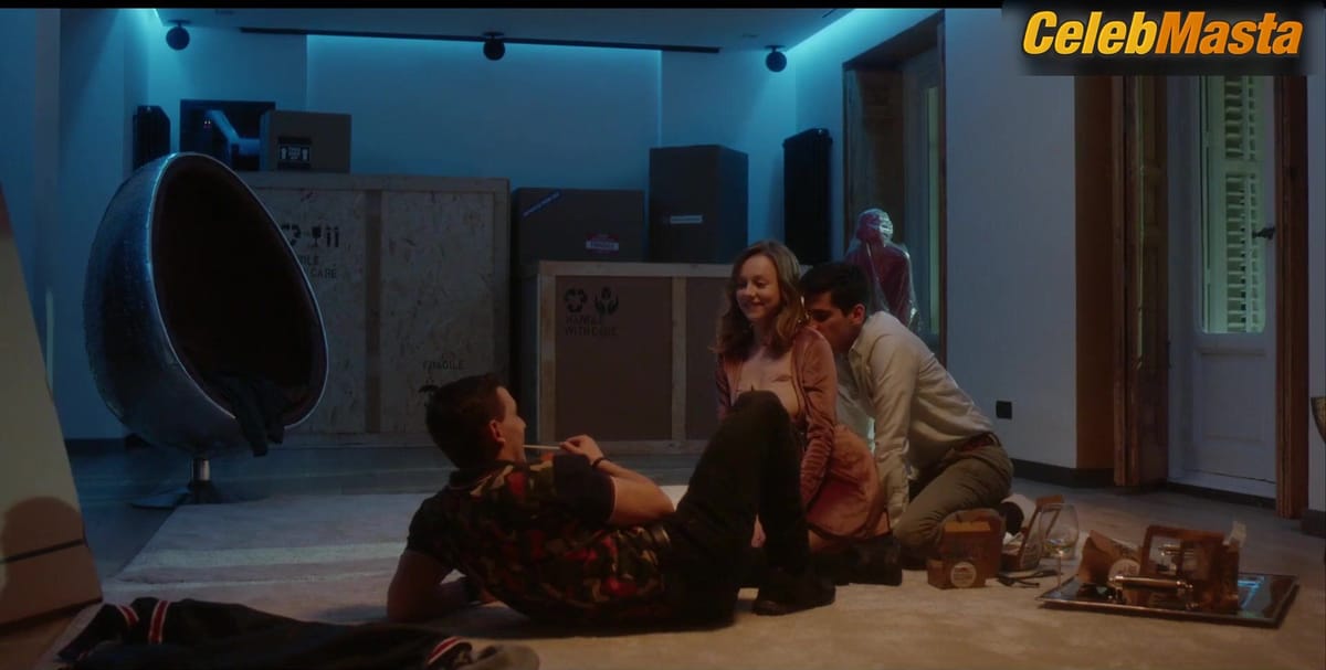Ester Exposito's Boobs Scene in Elite