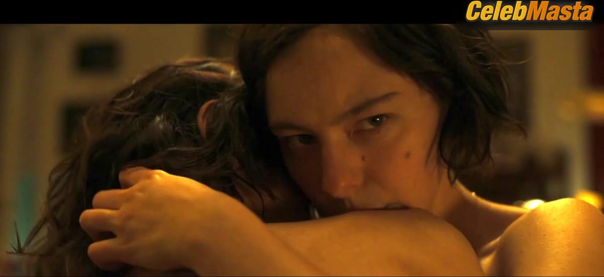 Marion Barbeau and Eugenie Derouand Tits, Lesbian Sex Scene in Drone