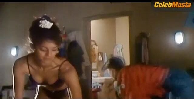 Eva La Rue Underwear Scene in Crash And Burn Movie