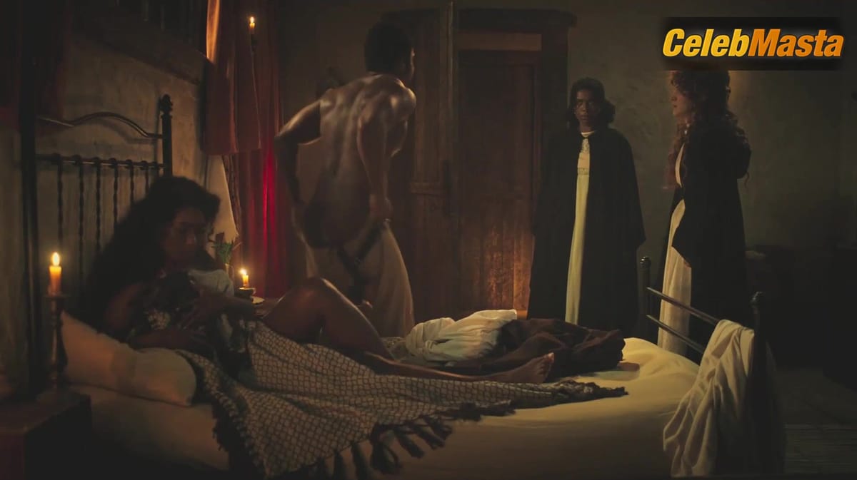 Bianca Bin, Indira Nascimento and Erika Januza's Boobs Scene in Madam Beja