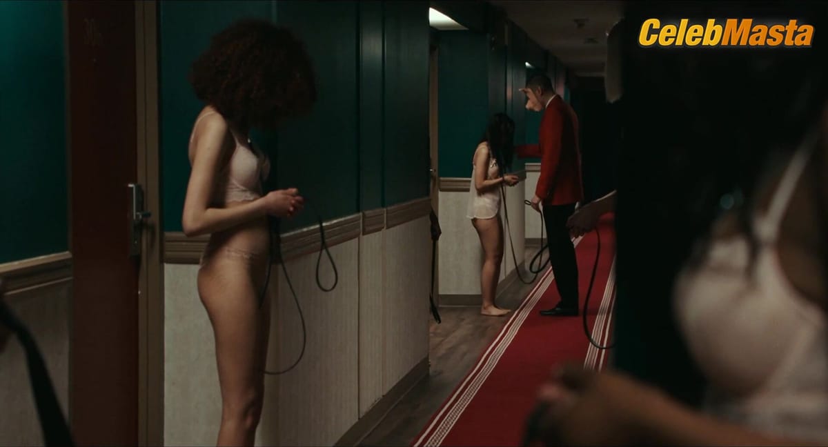Hayley Law Lingerie Scene in Door Mouse