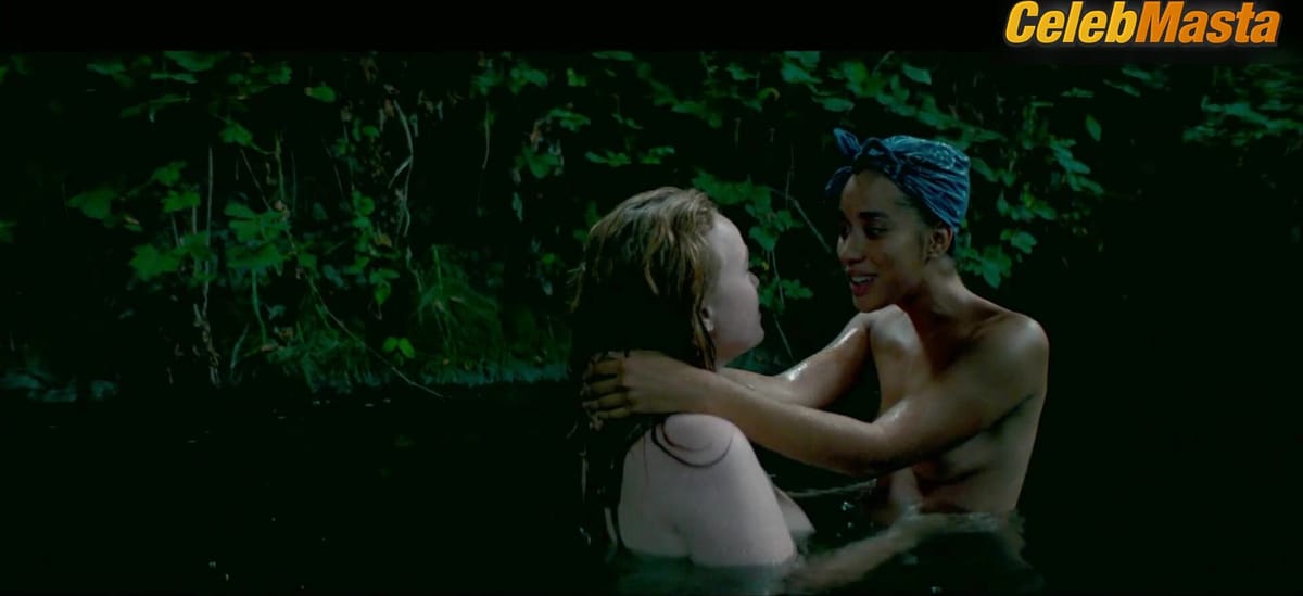 Jasmin Savoy Brown and Liv Hewson Show Tits in Lesbian Yellowjackets Scene