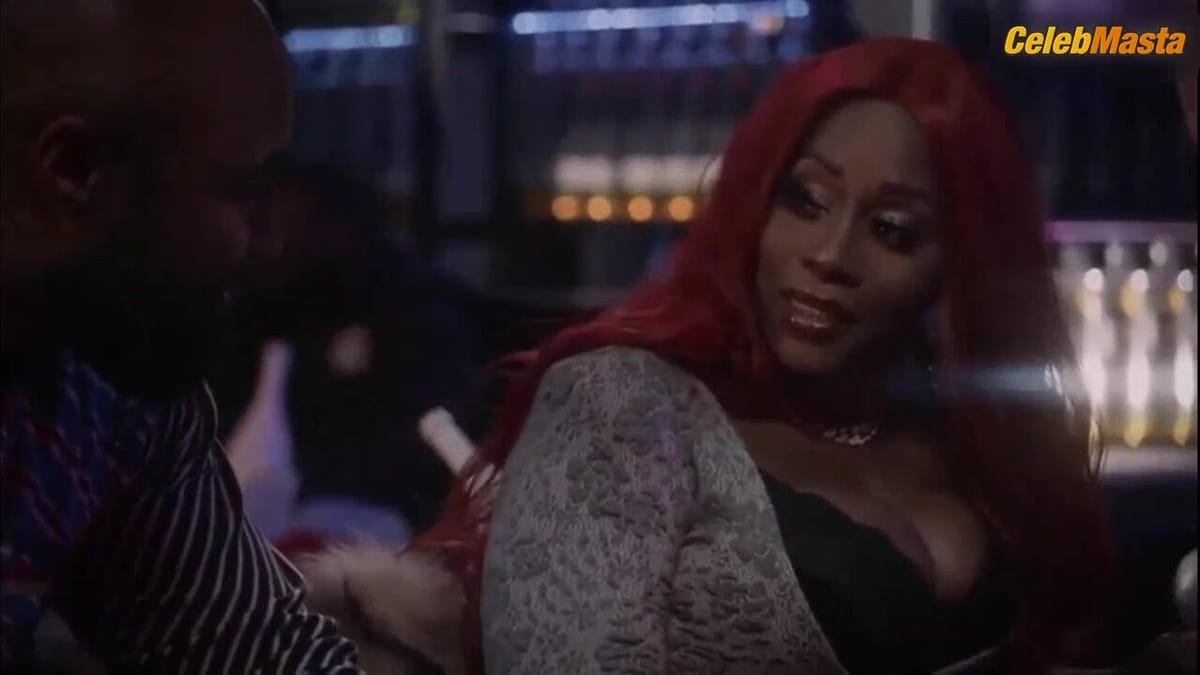 Remy Ma Tits Scene from American Gangster Presents Big 50 - The Delrhonda Hood Story