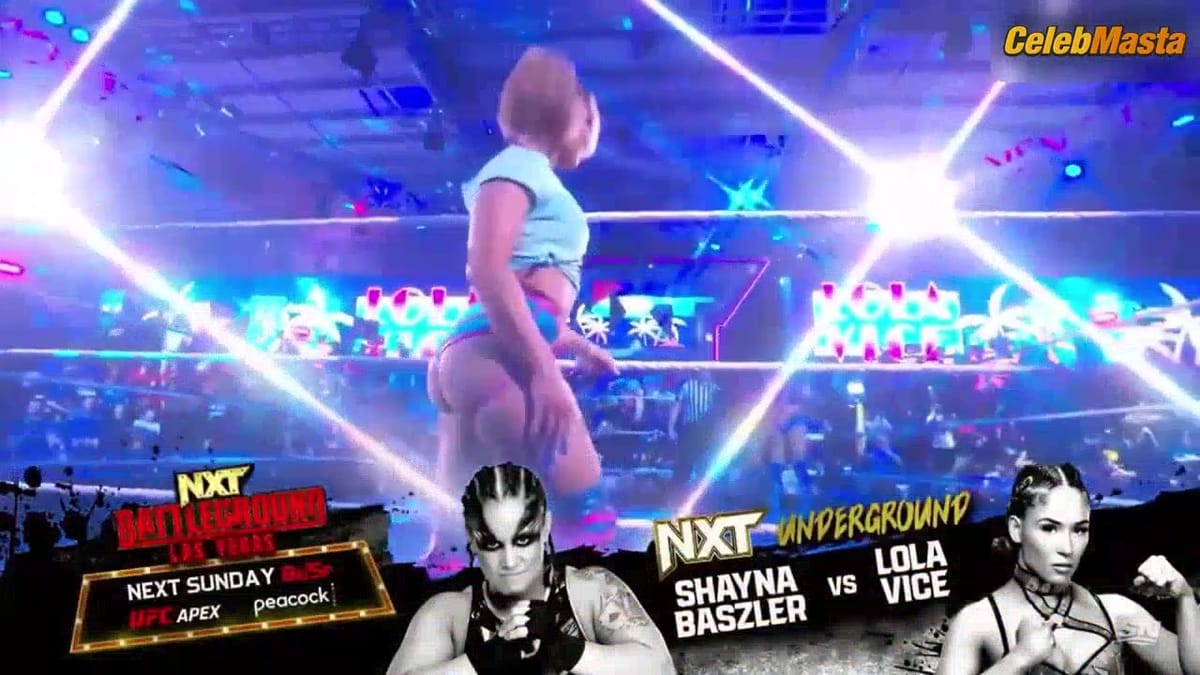 Lola Vice's Ass, Underwear Scene in Wwe Nxt