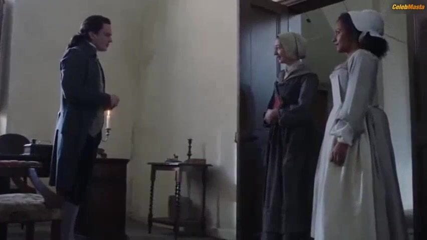 Jordon Stevens and Rosalind Eleazar Lesbian Sex Scene from Harlots