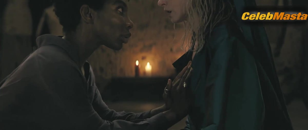 Anne Hathaway and Michaela Coel Tits Scene in Mother Mary