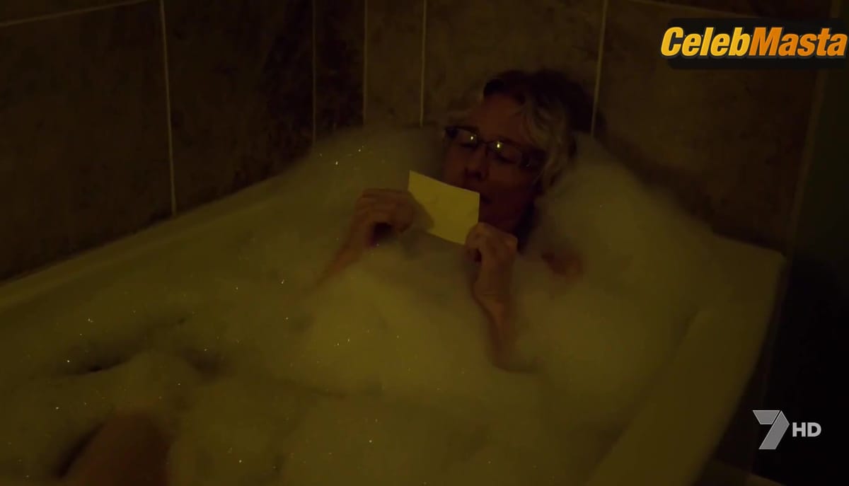 Penelope Ann Miller's Boobs, Swimsuit Scene in New York Prison Break the Seduction of Joyce Mitchell
