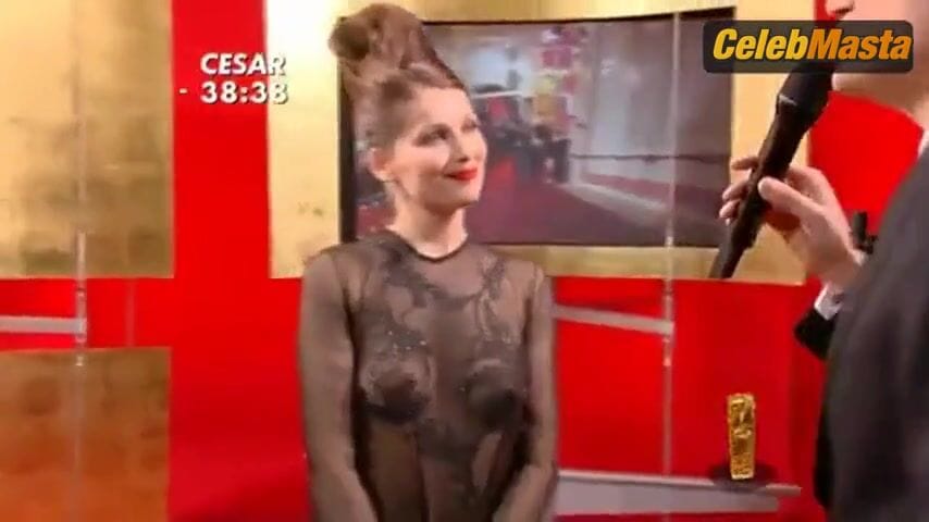 Laetitia Casta's Boobs Scene at Cesar Film Awards