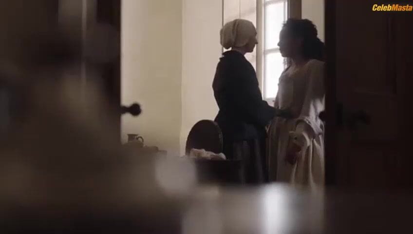 Jordon Stevens and Rosalind Eleazar's Lesbian Sex Scene in Harlots