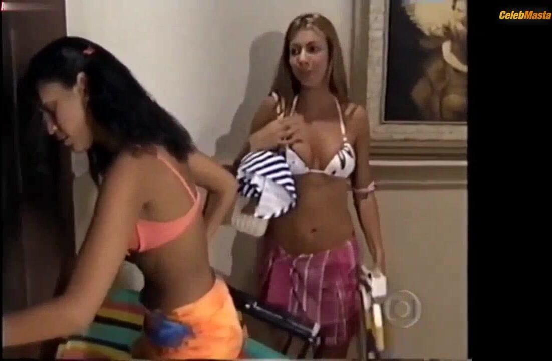 Tais Araujo's Tits, Bikini Scene in Brava Gente