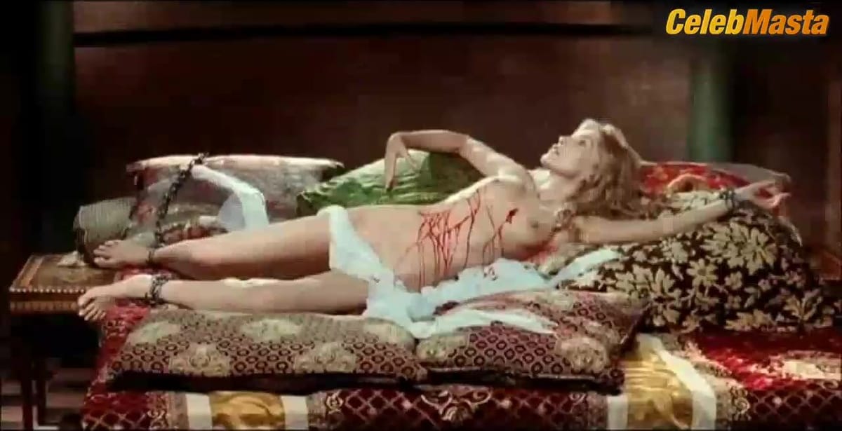 Arielle Dombasle Tits Scene from Gradiva (c'est Gradiva Qui Vous Appelle)