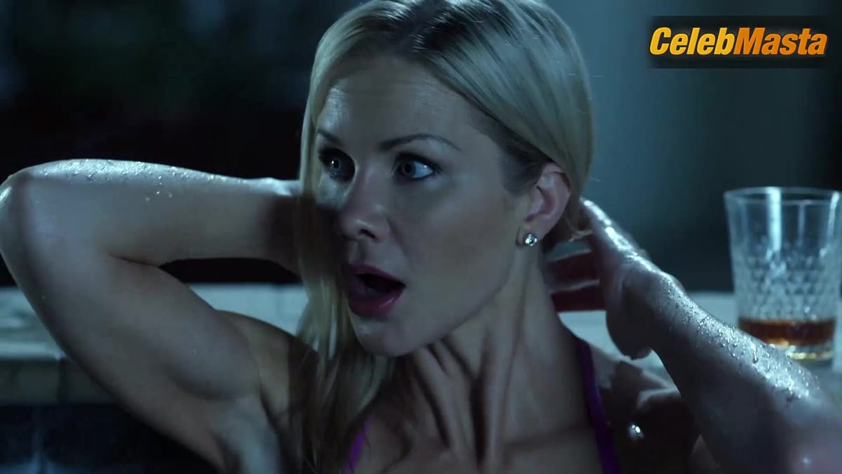 Brittany Underwood and Josie Davis Tits, Swimsuit Scene in Backstabbed