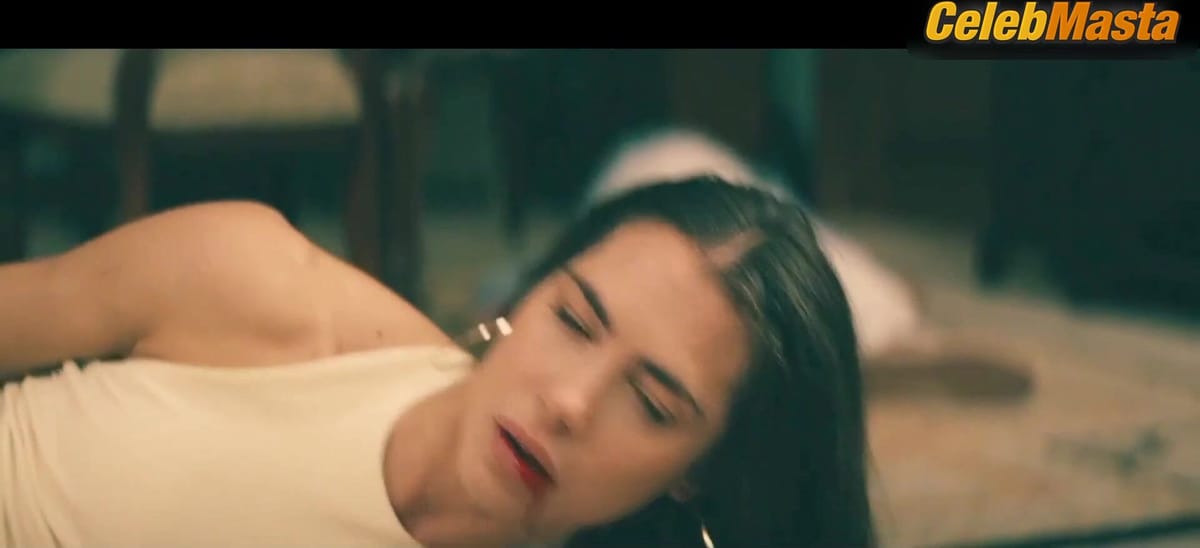 Nathalie Emmanuel's Tits Scene from Confinement